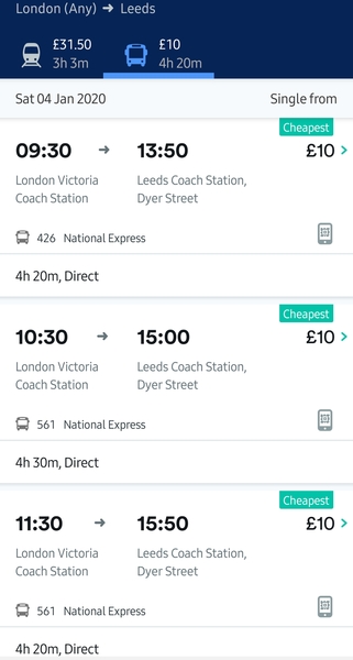 To not want to be stranded in London!