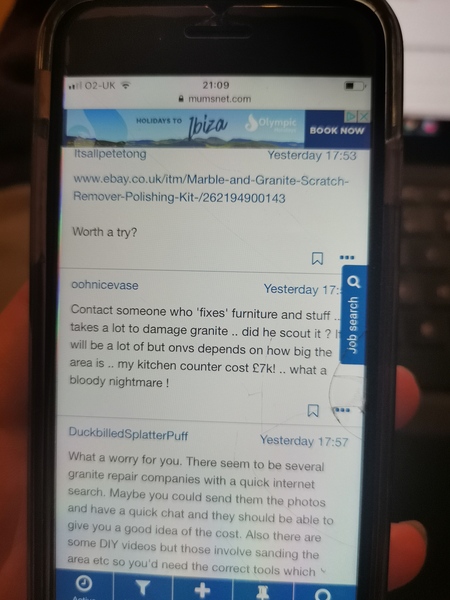Annoying job search banner in ios