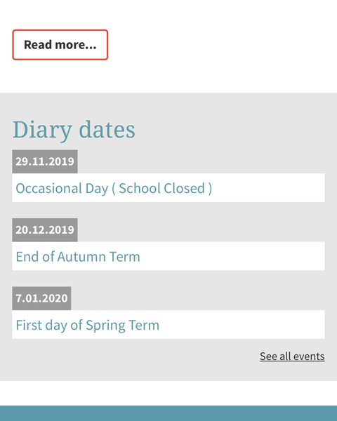 School closed next Monday!