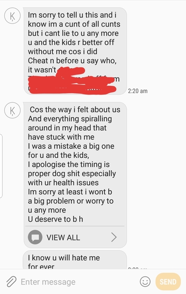 DP gone awol again, he's cheating isn't he? Please help me gain clarify