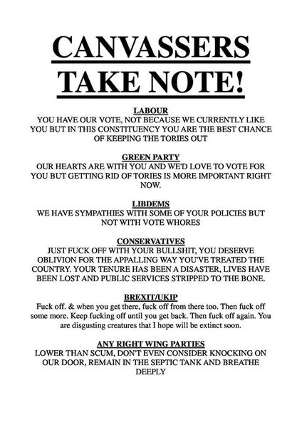 Westminstenders: The end of tribalism