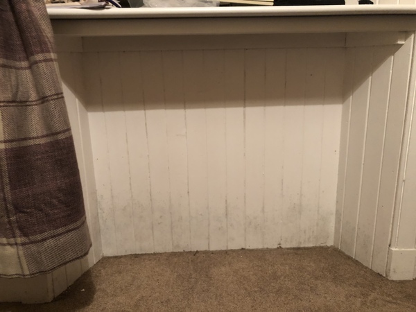 Water coming through external wall