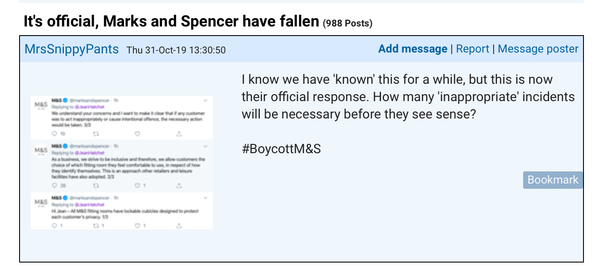 It’s official; Marks and Spencer have fallen, the sequel.......