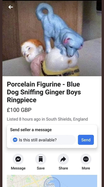 To ask you what's the most bizarre thing you've found for sale on eBay