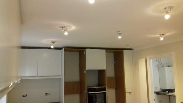 Filling in gap above kitchen cabinets