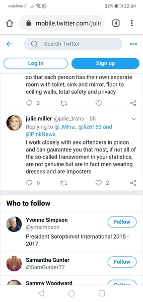 'The word "woman" does not belong to you.'