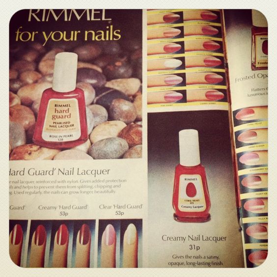 Beauty products from yesteryear