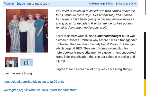 Does MN have a problem with trans people? **MNHQ edited title as OP has apologised for 'accusatory' tone**