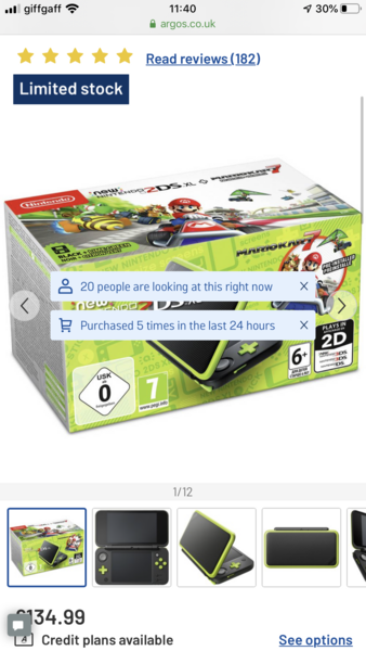 Ds wants an Nintendo 3ds...