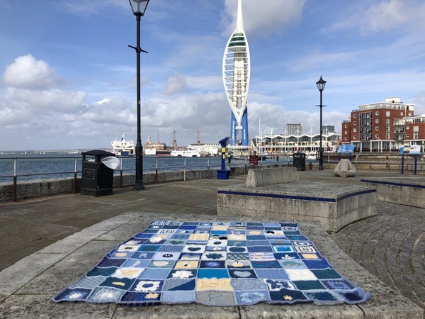 Woolly Hugs. We are making a blanket for lovely AndNoneForGretchenWieners, her wonderful DH has died.