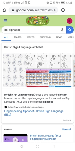 Anyone around who knows the BSL alphabet please......?