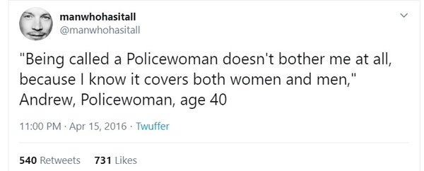 "Micro" acts of every day sexism...