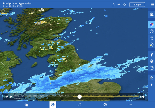Amber rain warnings for northern parts