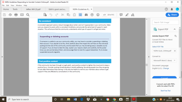 talk guidelines for "threads like this "
