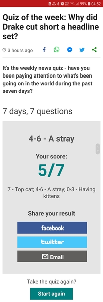 I scored 7/7!