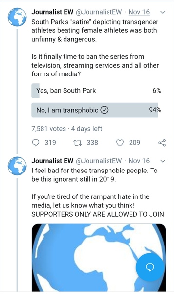 South Park tackles trans women in sport