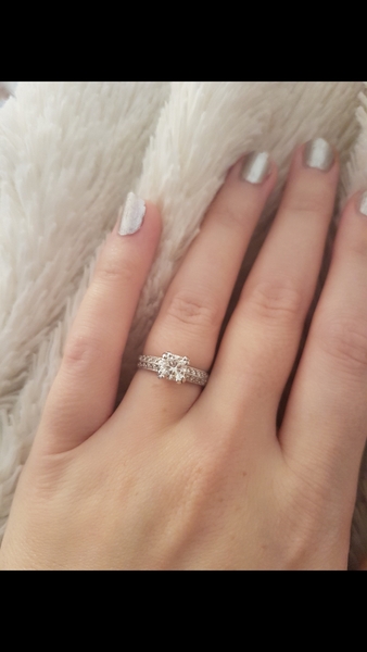 Diamond alternative engagement rings?