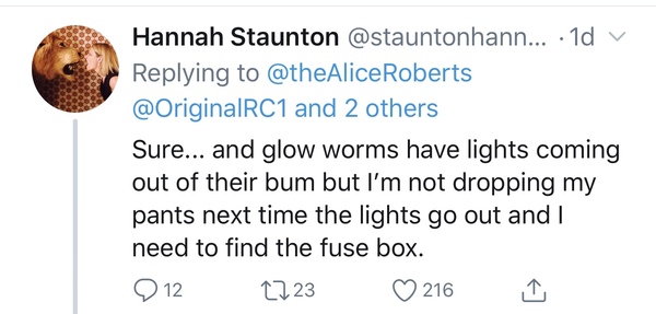 Alice Roberts - what the hell?