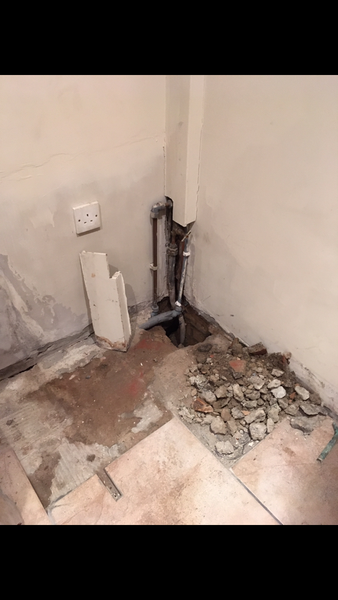Mysterious damp on kitchen floor and understairs