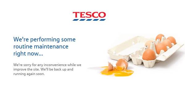 Tesco Xmas delivery slots