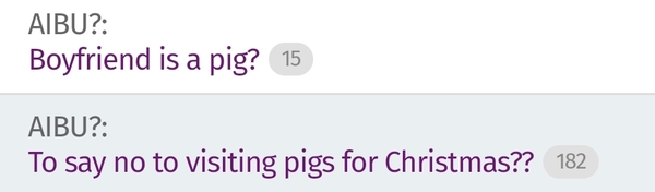 To think that this is the greatest ever successive list of thread titles