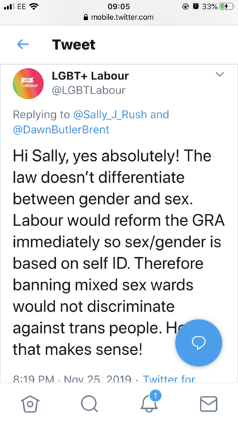 Labour promises to keep single-sex exemptions