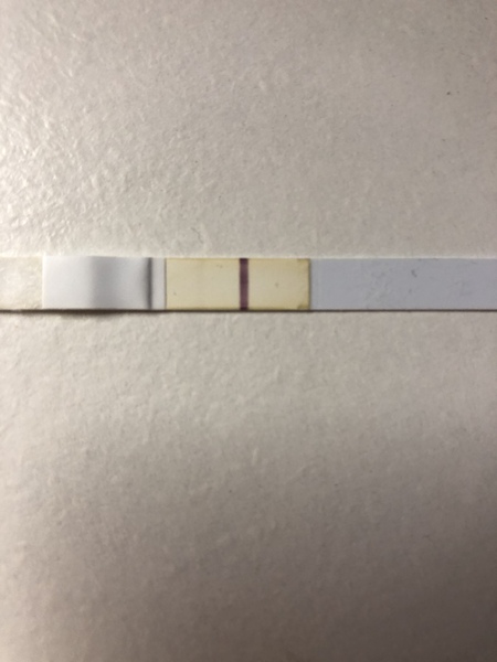To say there is a faint line?!