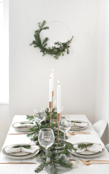 What kind of colour scheme are you going for on your Christmas table?