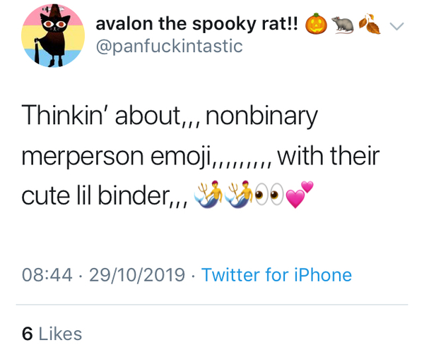 The New Merperson Emoji is Wearing a Breast Binder