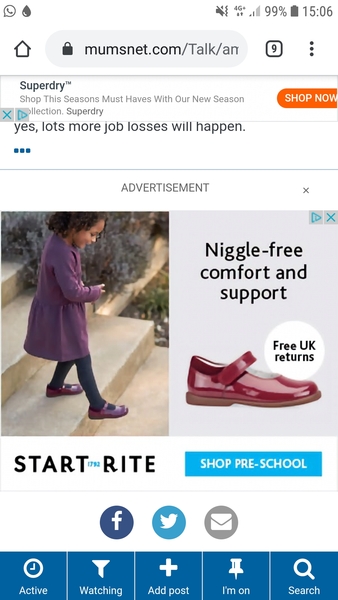 I feel sorry for Clark's Shoes staff