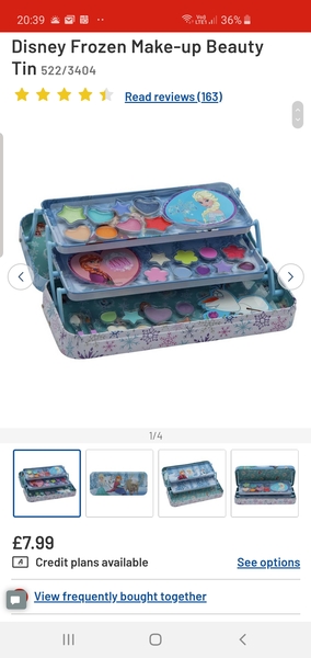 To be a bit uncomfortable that DD(6) has asked for make up for Christmas?
