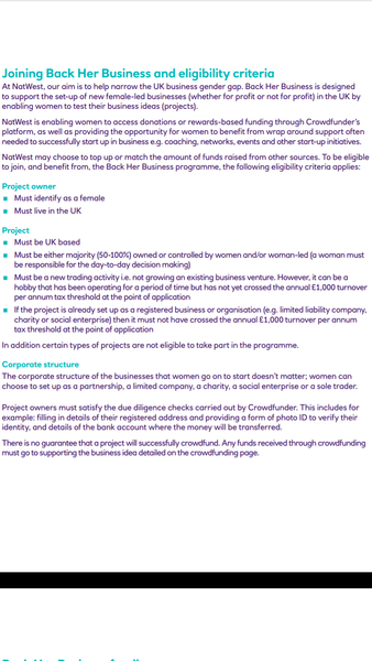 Natwest Back Her Business