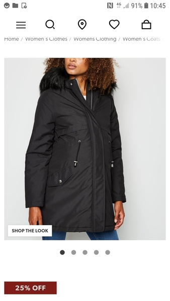 Coat to fit over bump