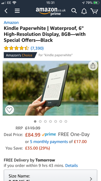 Should I wait until Black Friday to buy a new Kindle Paperwhite? Hey