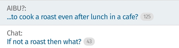 To think that this is the greatest ever successive list of thread titles