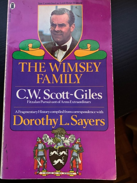 Lord Peter Wimsey - linguistic question