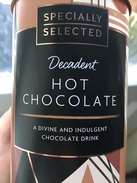 If you consider hot choc to be essential for a cosy Christmas/winter...