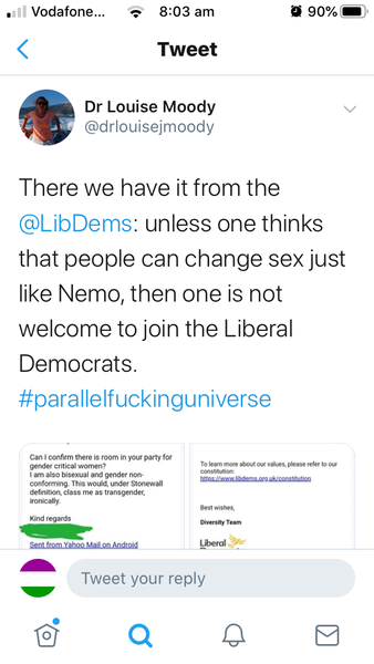 Lib Dems actively deterring GC women