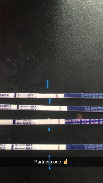 Please help can you see a line?