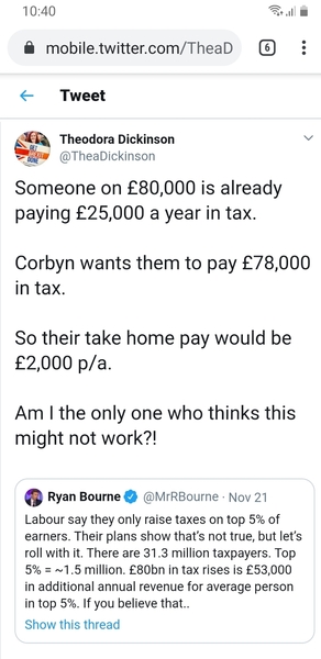 to ask if you will be (considering) leaving the UK if Labour/Corbyn get into power?