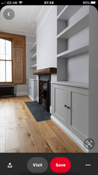Shelving from fire doors