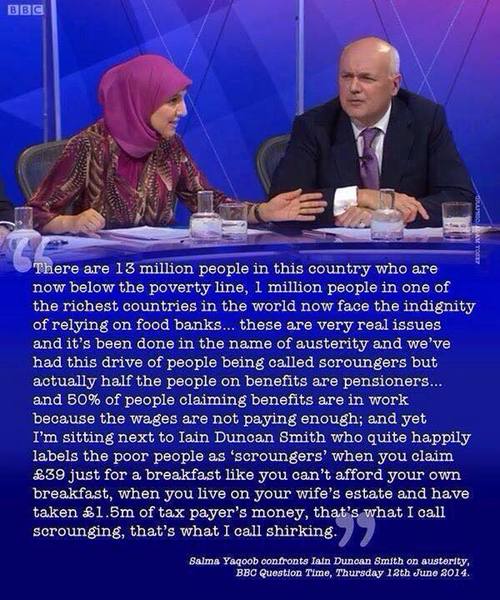 The bloody benefits system