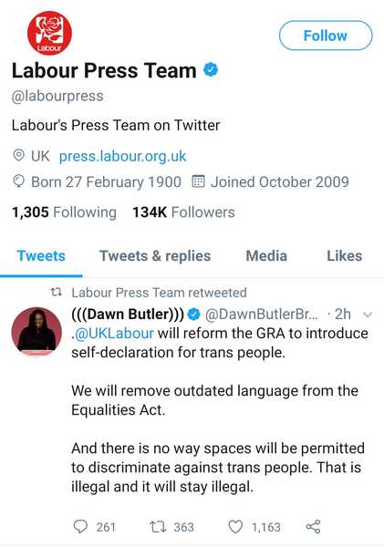 Labour promises to keep single-sex exemptions