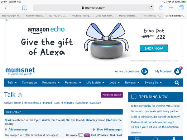 Please stop with the stupid ... in the trending now box