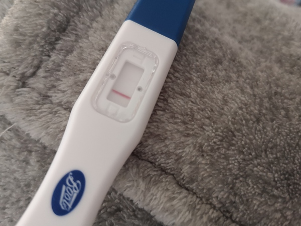 To say there is a faint line?!
