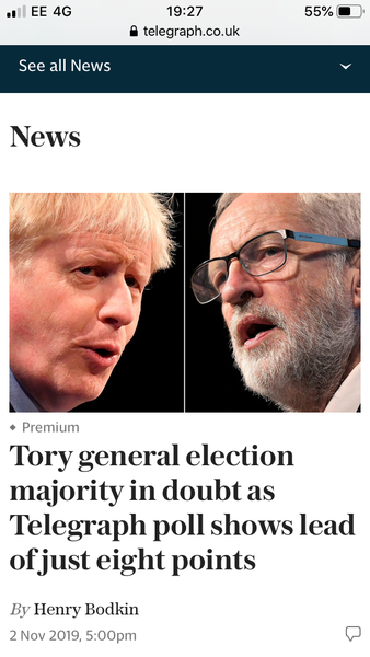 Westminstenders: From Uxbridge to...?  Part deux  GE 2019 special.