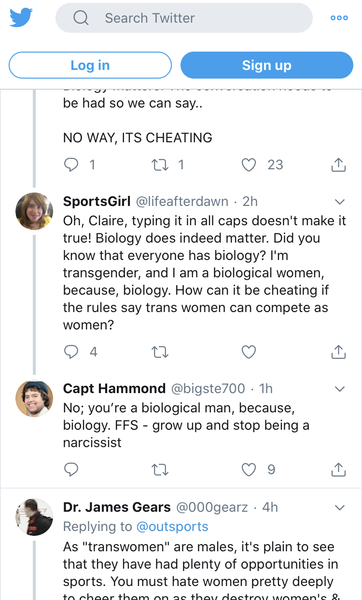 Twitter hands Outsports their arse on women's sports