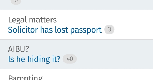 To think that this is the greatest ever successive list of thread titles