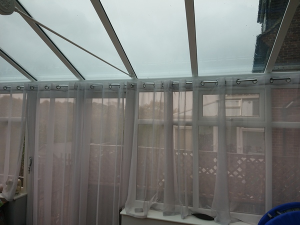 To thinkHE should use blinds? Or us?