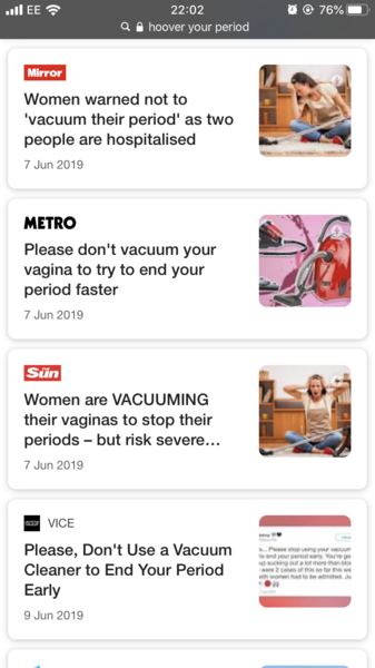 But where did the tampon go?